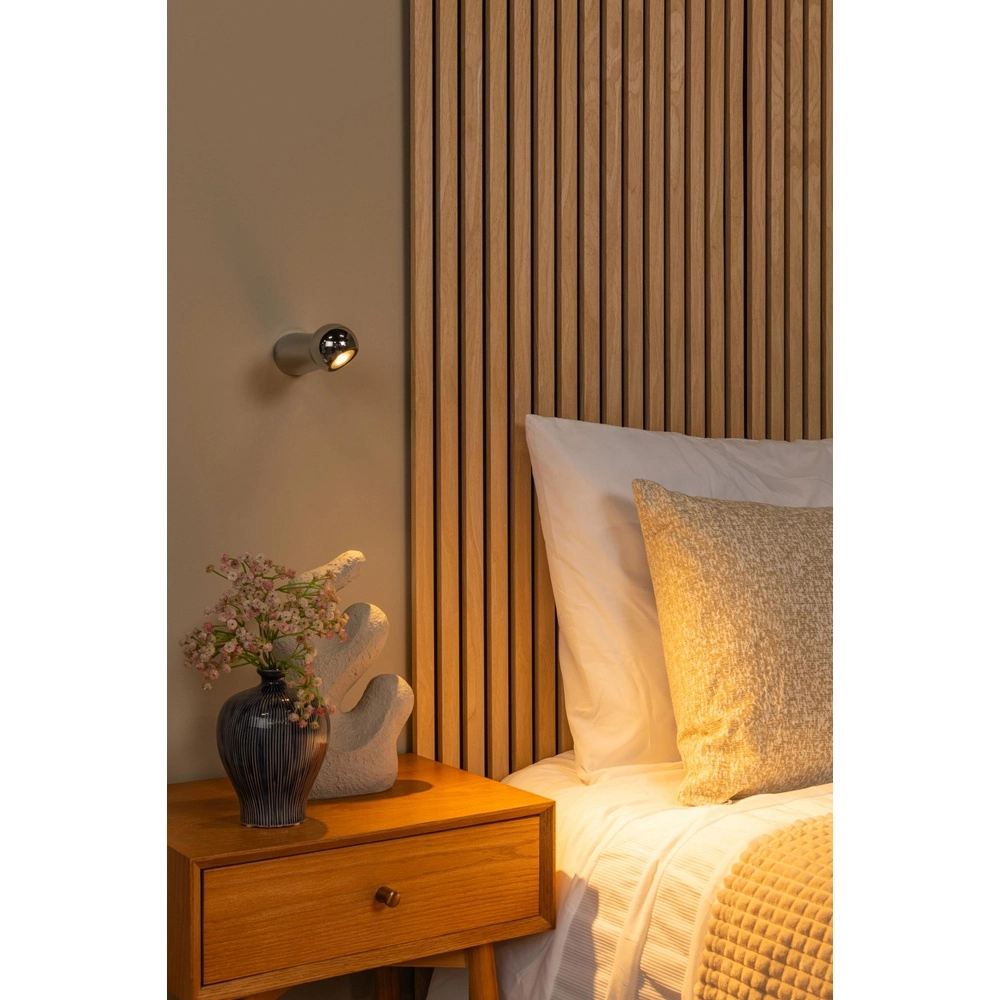 Wandlampe im Badezimmer Ipsos chrom IP54 Lucide 5411212333995