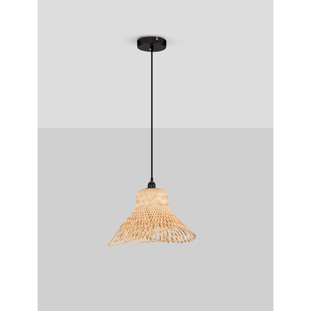 Rattan Pendelleuchte Aura Ø 45cm Lyora 5212017455826