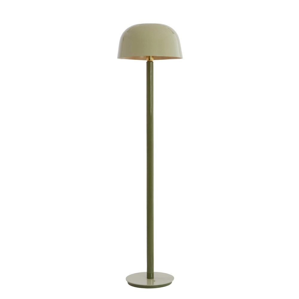 Glas-Stehlampe Marivet Grüntöne Light & Living 8717807816315