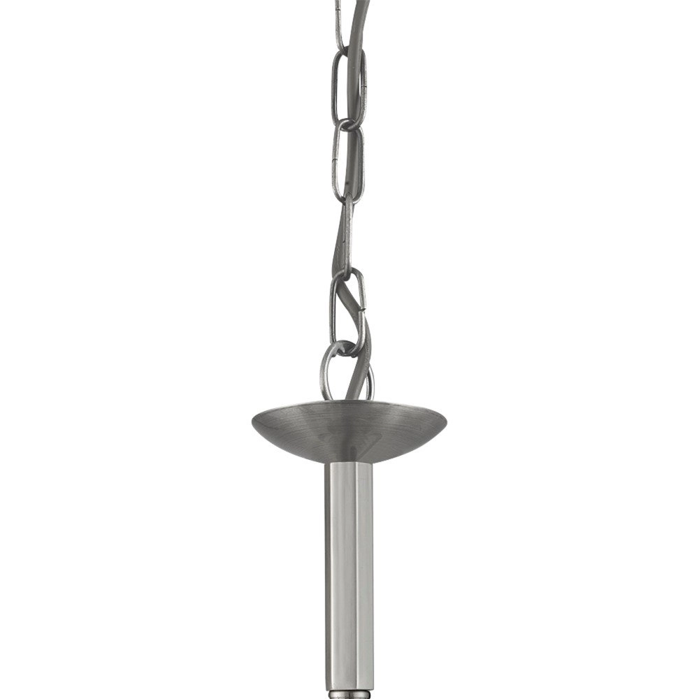 Ländlicher Kronleuchter Richmond 8 Leichtwerte 65 cm Matt silber Searchlight 5053423056470