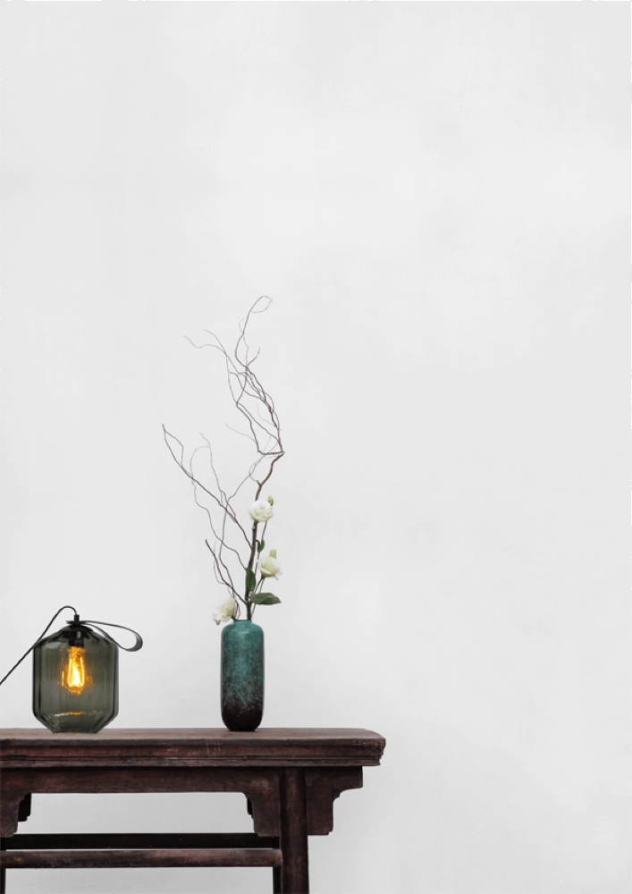 Tischlampe Porto Tragen Sie es mit grünem Jagger-Glas Masterlight 8718121259291