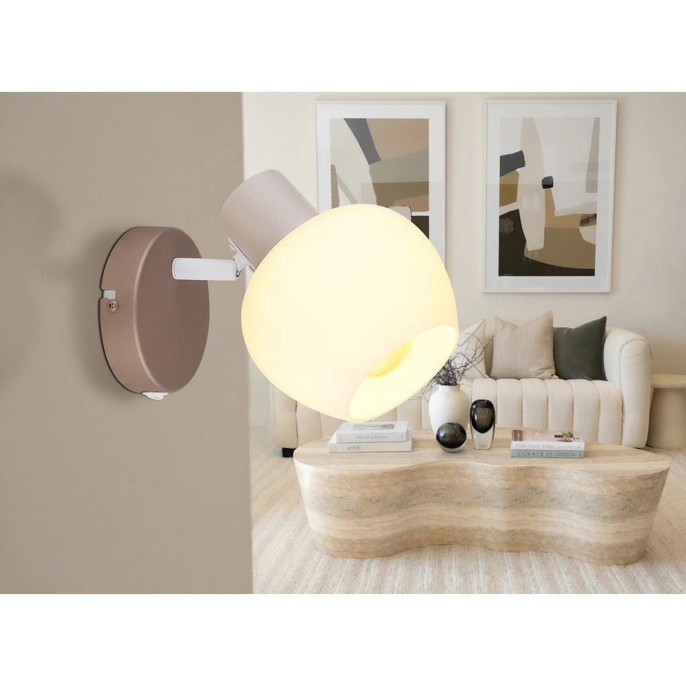 Wandlampe Eileen Kaffeebraun Globo 9007371586561