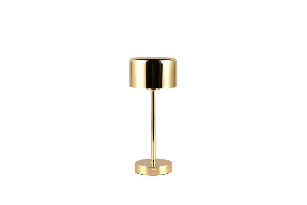 Wiederaufladbare Tischlampe Jeff Gold Trio 4017807598933