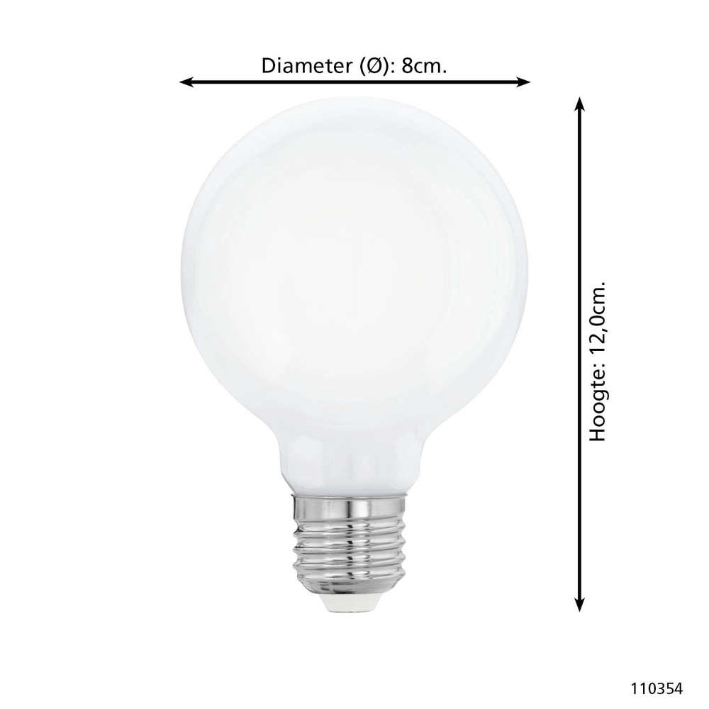 LED-Lampenkugel Zigbee E27 7,5 W - 806 lm - 3000 K - G80 Eglo 9008606362066