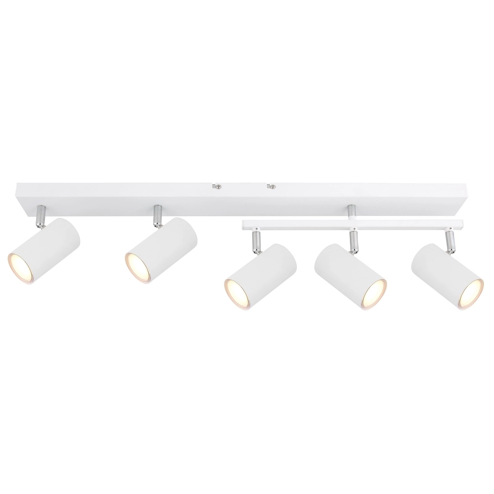 Deckenlampe 5-Leuchten Robby Weiß Globo 9007371430581