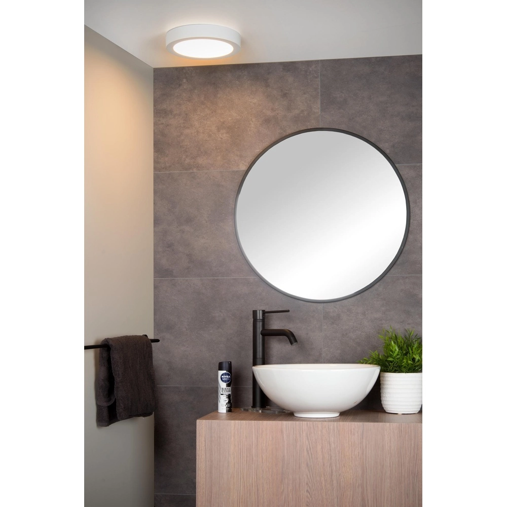 Deckenlicht Brice-Led Ø 24cm - IP44 weiß Lucide 5411212281302