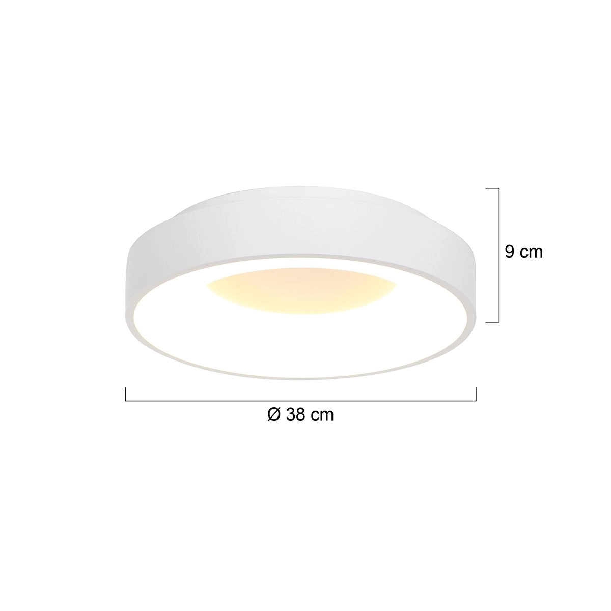 LED Deckenleuchte Ringlede Ø 38cm Steinhauer 8712746131239