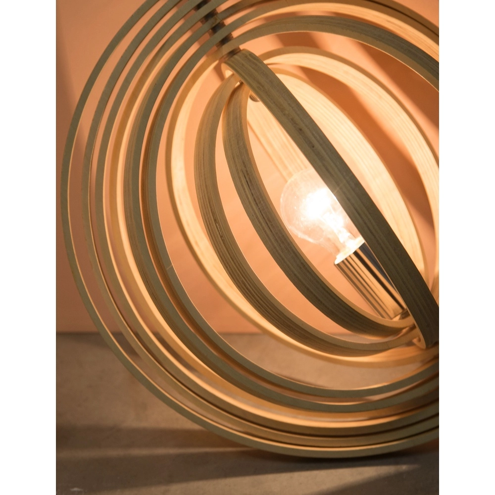 Moderne Pendelleuchte Asco Holz Ø 43cm Lyora 5212017424945
