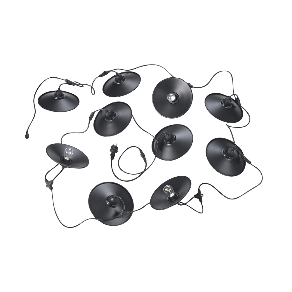 Lichterketten Chain Schwarz 10 Lichter