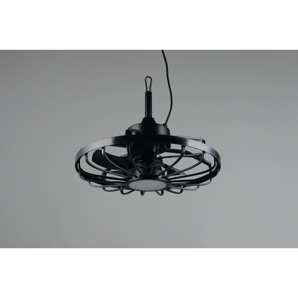 Schwarzer Fächer Oslo Ø 51cm Trio 4017807689136