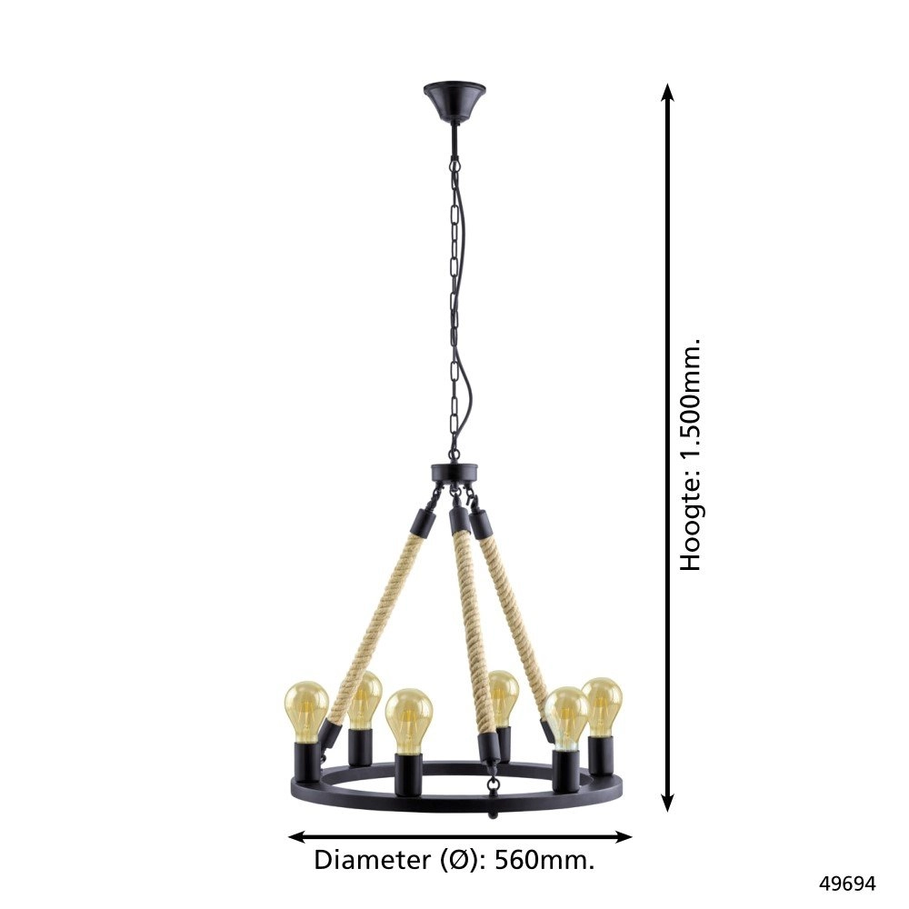 Pendelleuchte Findlay 56cm Eglo 9002759496944