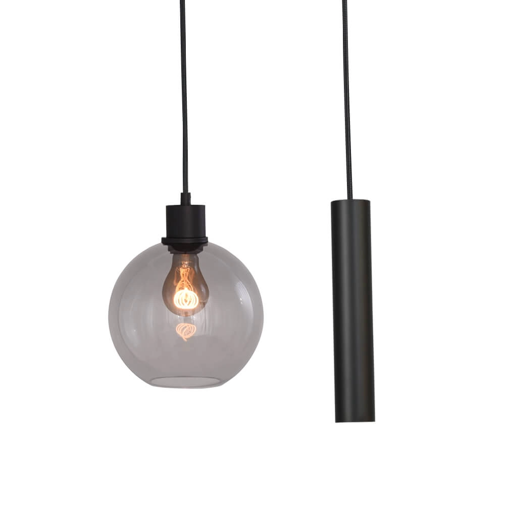 Hängelampe Lazise 4x Ø 20cm und 2x GU10 schwarz Masterlight 8718121284248