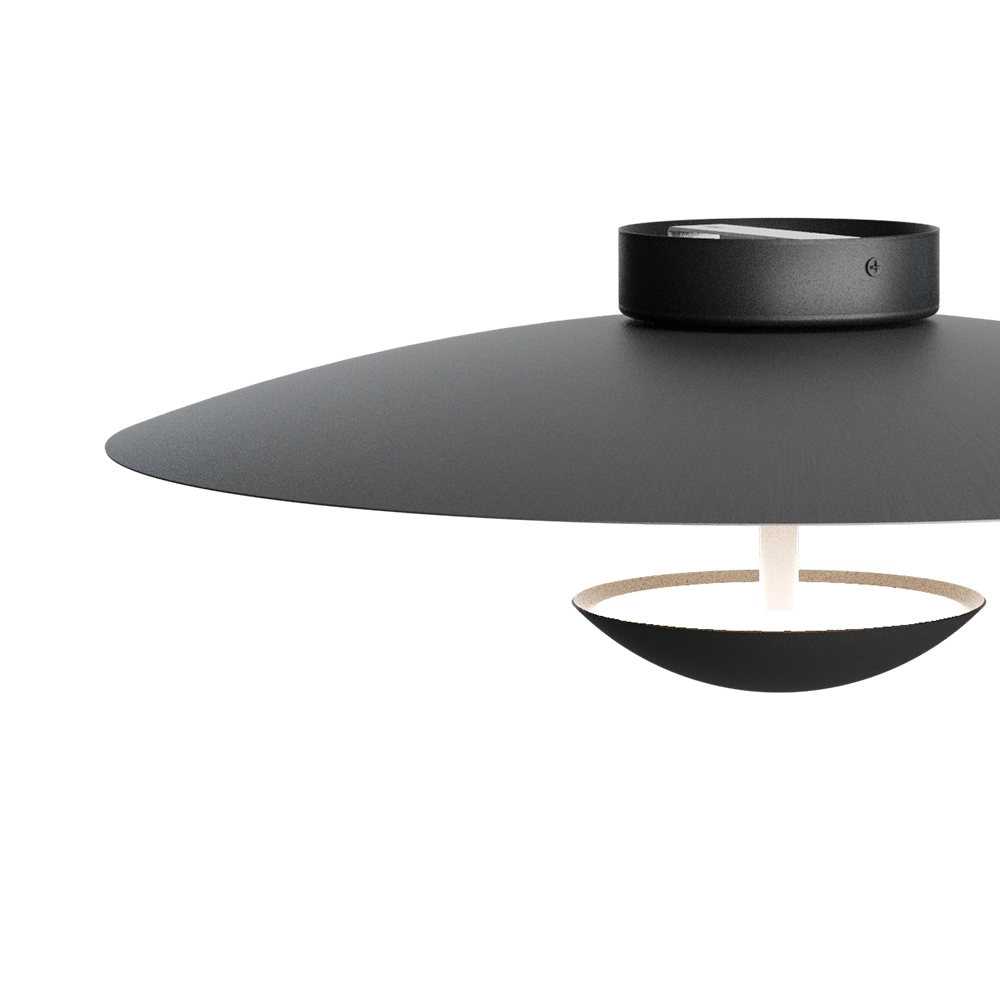 Deckenlampe 16 cm Scala Ø 45 cm schwarz Masterlight 8718121397412