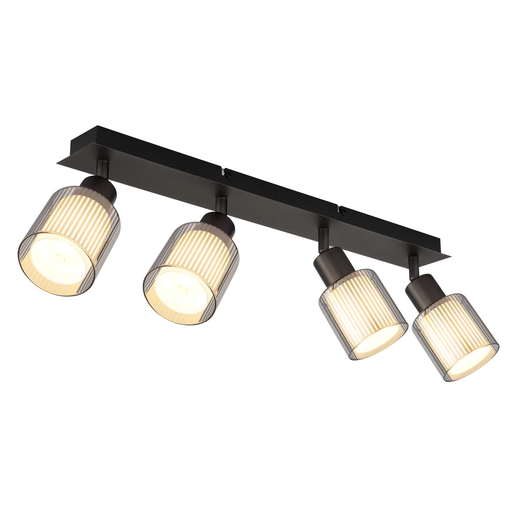 Design-Deckenlampe Villegas 4-Leicht-Schießmetall