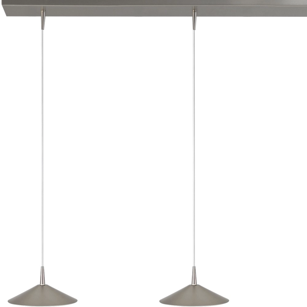 3-Licht Pendellampe Ceppo Nickel Ø 18 cm Masterlight 8718121358529