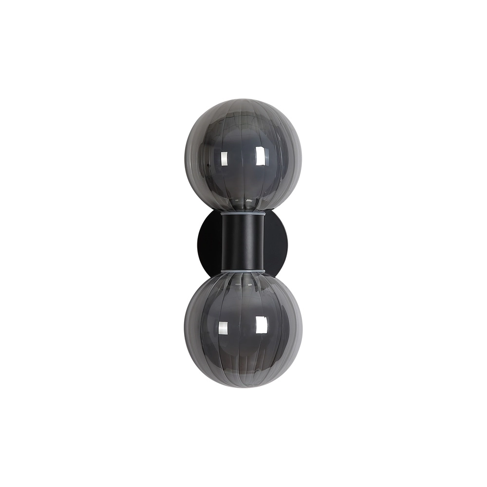 Wandleuchte Luminsphere Schwarzes Doppelzimmer Searchlight 5053423297415
