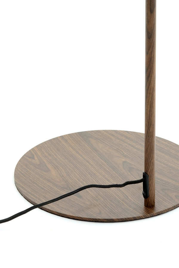 Stehlampe Donio dunkler Holzdruck Light & Living 8717807759568