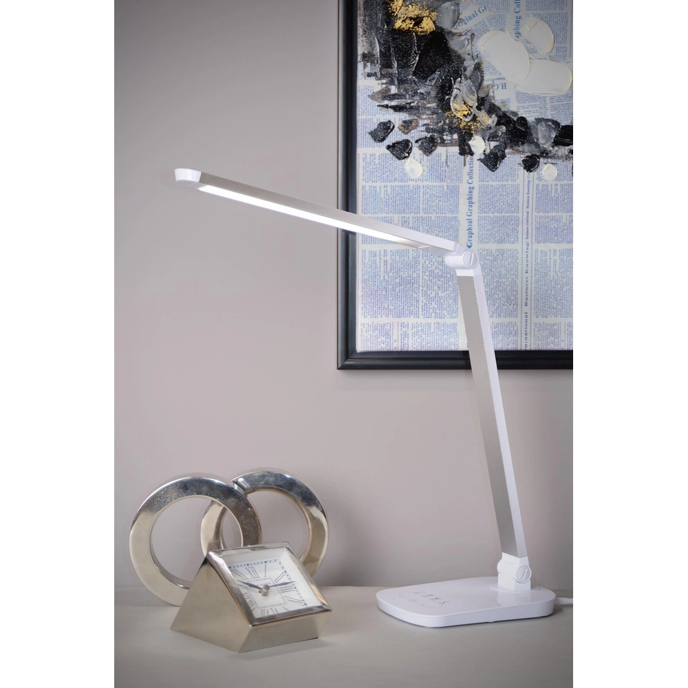 Schreibtischlampe Vario Led Weiß Lucide 5411212241825