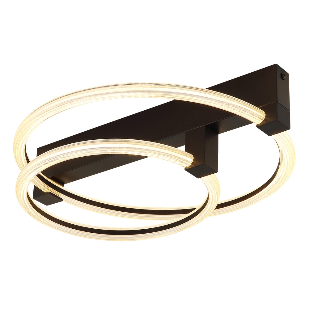 Schwarze Deckenlampe Fletcher Konstruktion Globo 9007371589289