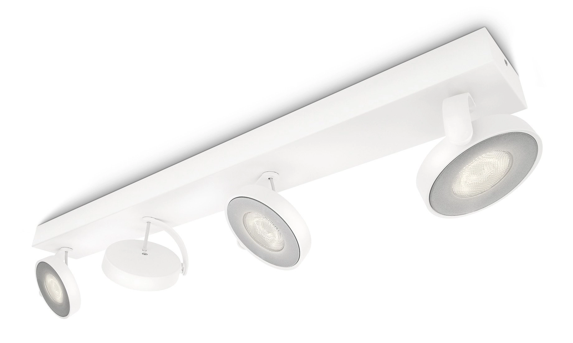 LED-Deckenstrahler Clockwork 4-Licht 2700K weiß