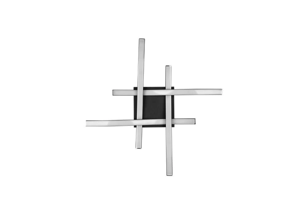 LED-Deckenleuchte Route 4-flammig schwarz 4000K Trio 4017807521795