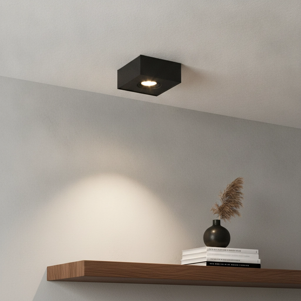 Deckenlampe Brooklyn Single Schwarz