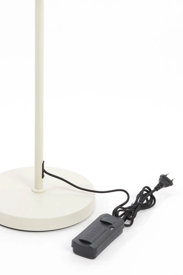 Cremefarbene Leselampe Rijeka ca. 150cm Light & Living 8717807742188