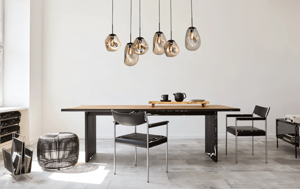 Hängelampe Lava 6x Goldglas Masterlight 8718121286198