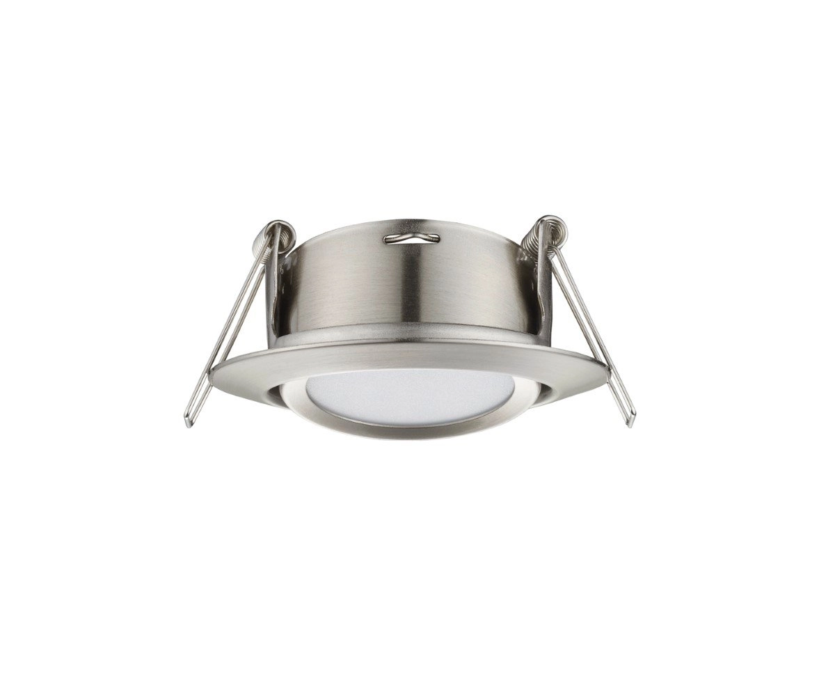 LED Einbaustrahler Rila 5W - 3000k - 8,2 cm Metallgrau Trio 4017807376470