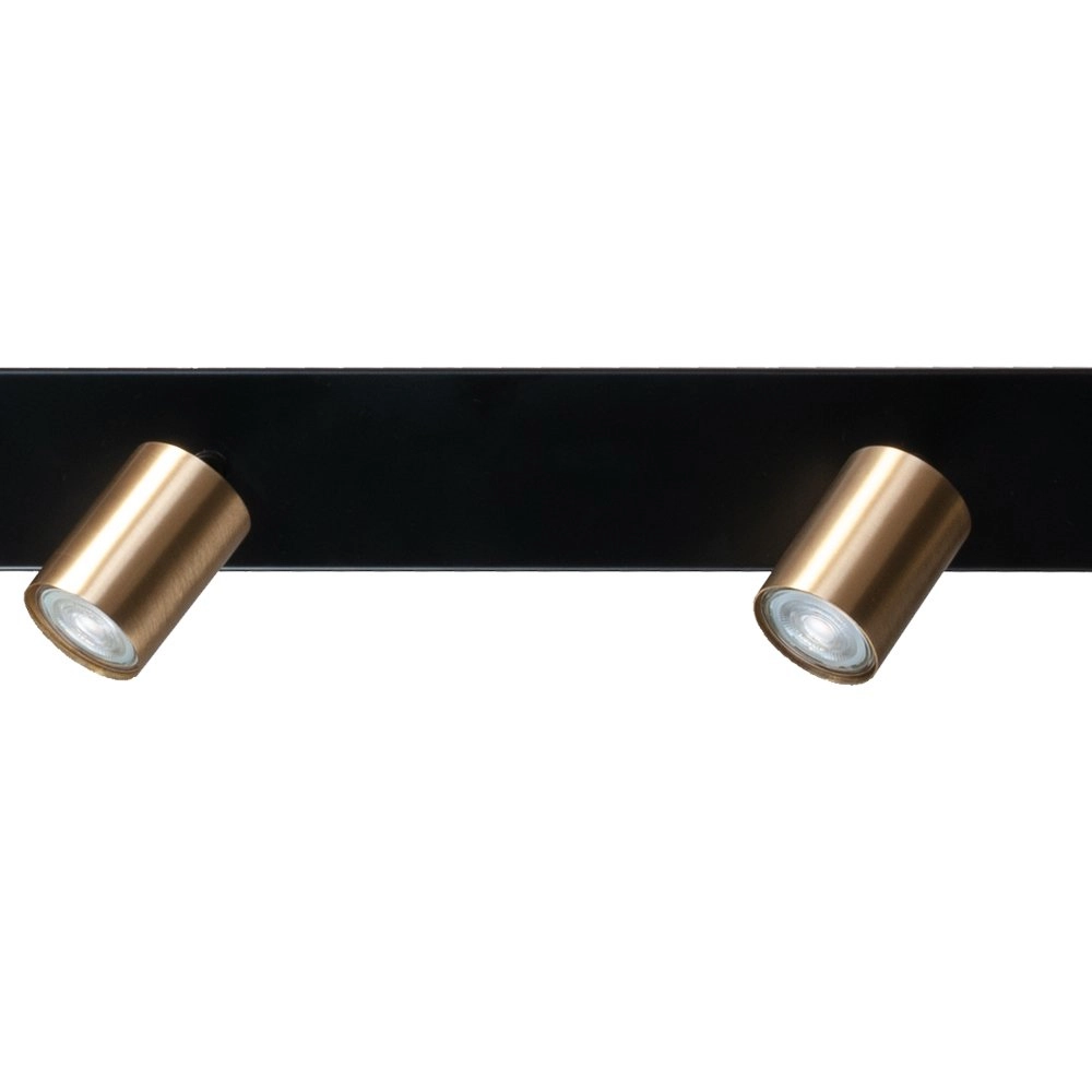 Deckenleuchte schwarz Bounce mit 5 Goldflecken Masterlight 8718121209296