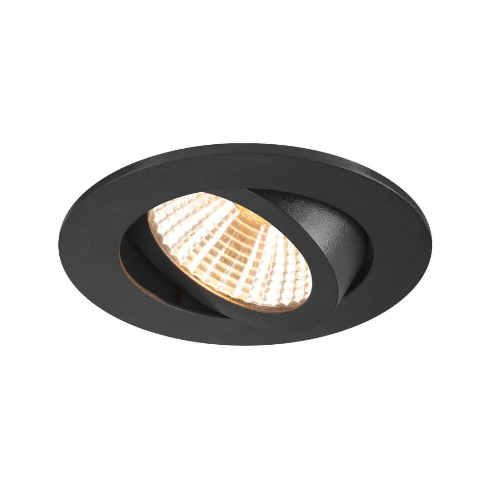 Runder LED-Spot New Tria 68 DTW Schwarz – 1800–3000 K – 700 lm – 38 g SLV 4024163277433