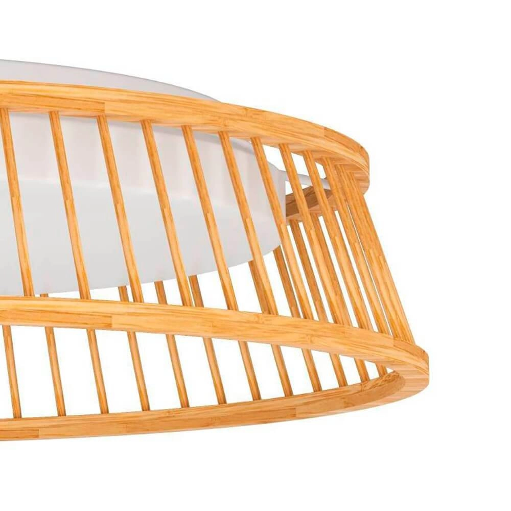 LED-Deckenleuchte aus Rattan Luppineria Ø 45cm Eglo 9008606267019