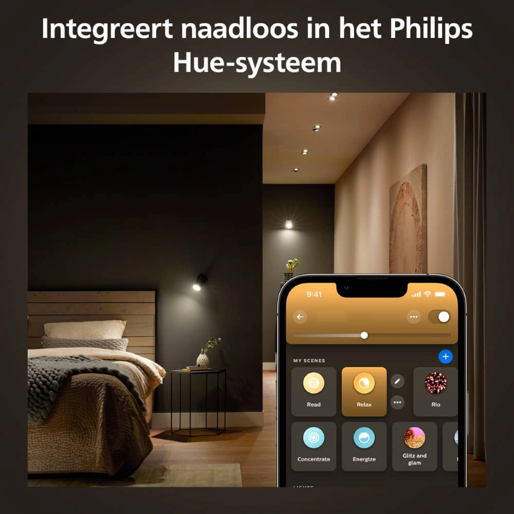 Lichtquelle Hue GU10 - 4,2W - White Ambiance Philips 8720169229976