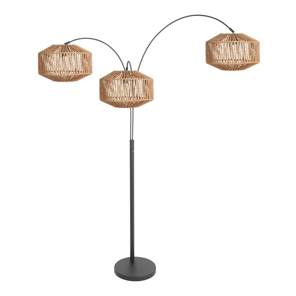 Stehlampe Sparkled Light mit Rattanhauben Steinhauer 8712746182903