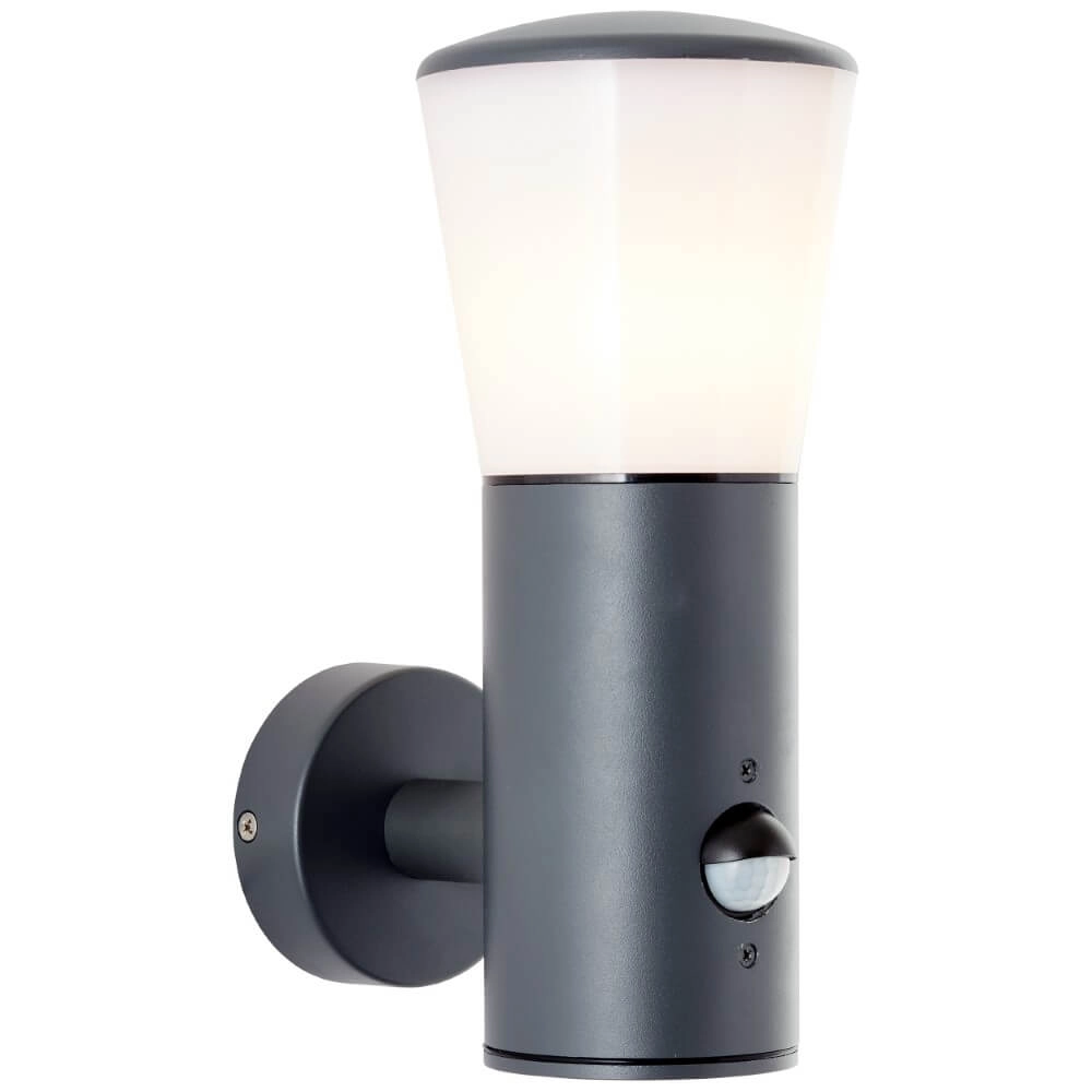 Schlanke Außenlampe Cliffi mit Sensor Brilliant 4004353405969