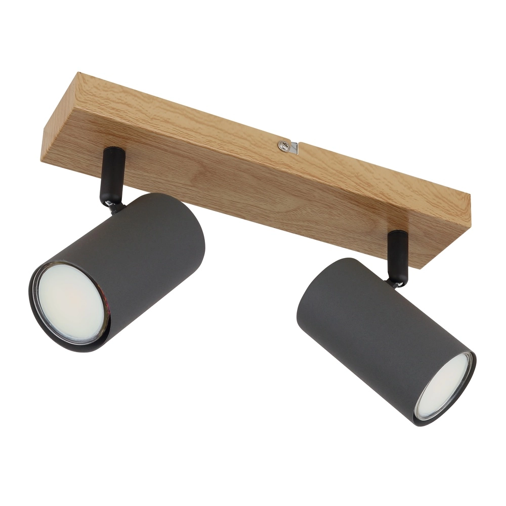 Deckenlampe 2-Leuchten Robby Holz Globo 9007371430529
