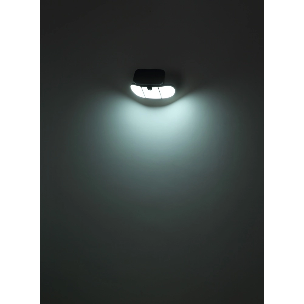 Schwarze Wandlampe Torqen Solarenergie Globo 9007371459063