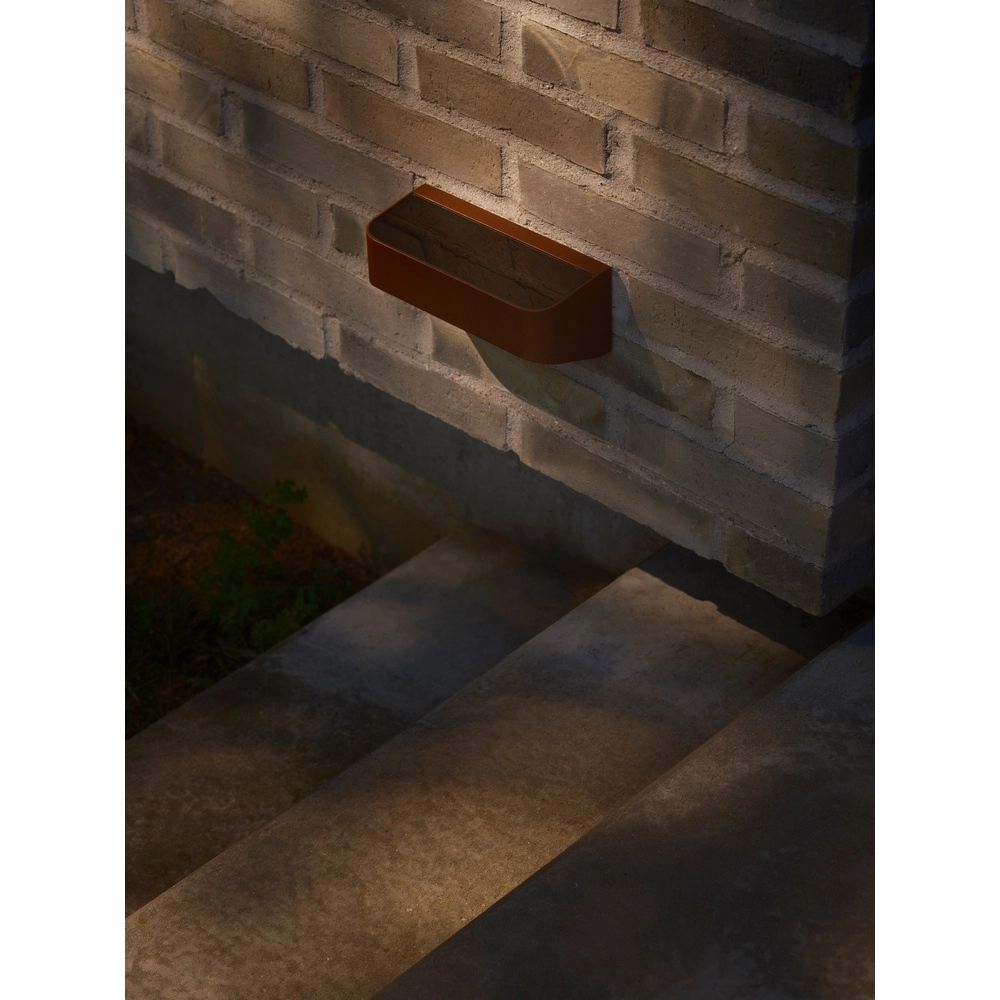 Rostbraun Marcellio Solar  Lampe mit Sensor Nordlux 5704924025587