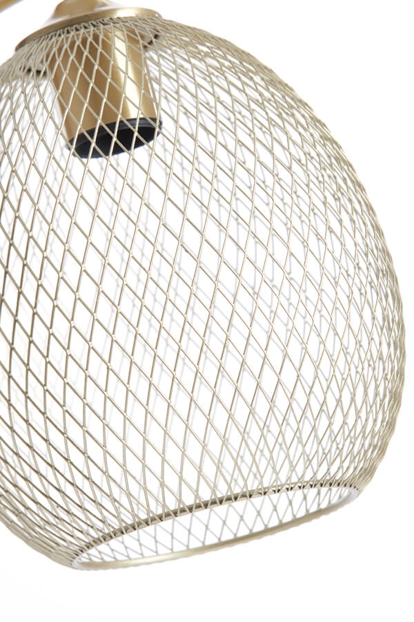 Goldene Tischleuchte Moroc Ø 20cm Light & Living 8717807686420