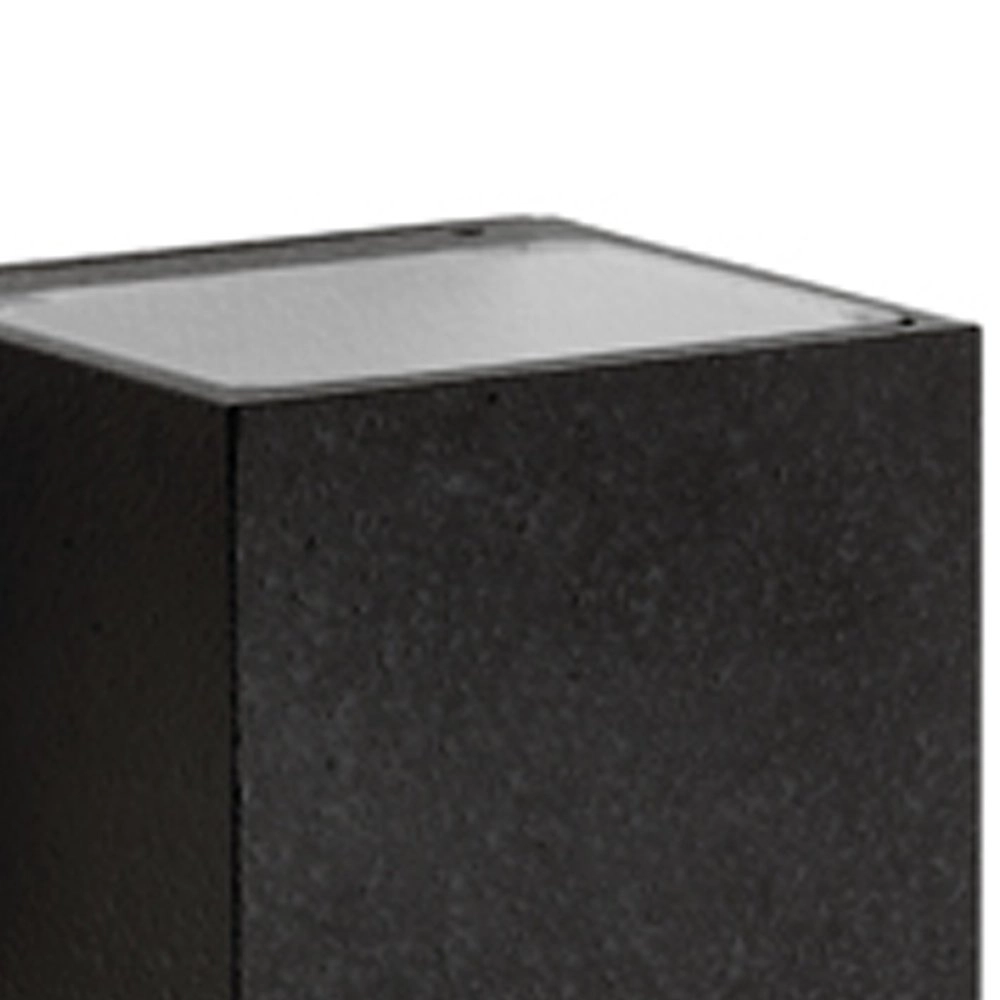 Quadratische LED-Wandleuchte Rhain 10,5 cm - schwarz Albert 4007235623727