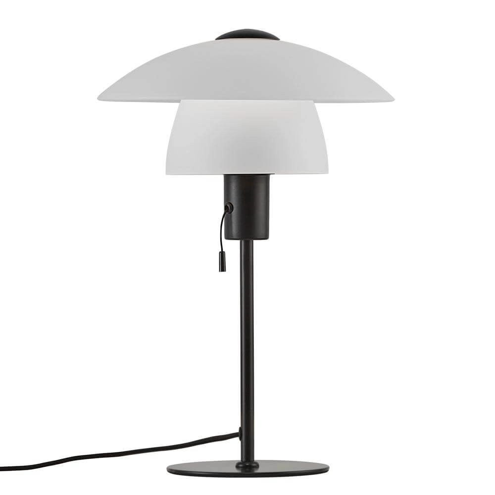 Moderne Tischleuchte Verona Schwarz-Weiß Nordlux 5704924001642