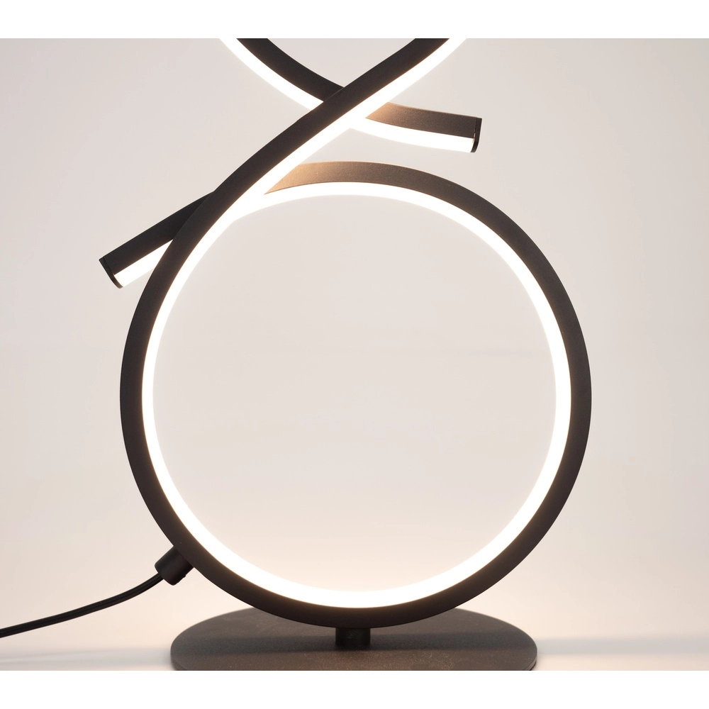 Moderne LED-Tischlampe Serpins 40 cm – Schwarz Eglo 9008606313686