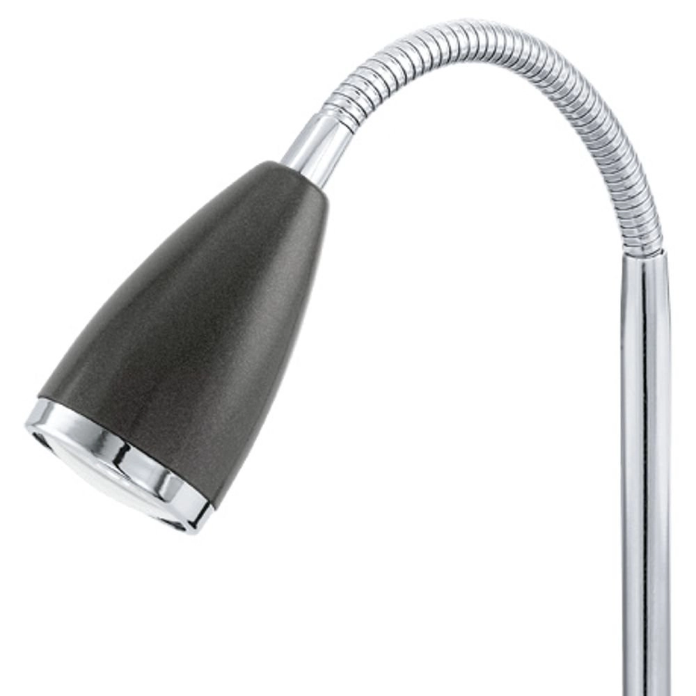 LED Tischlampe Fox Anthrazit mit Chrom Eglo 9002759928735
