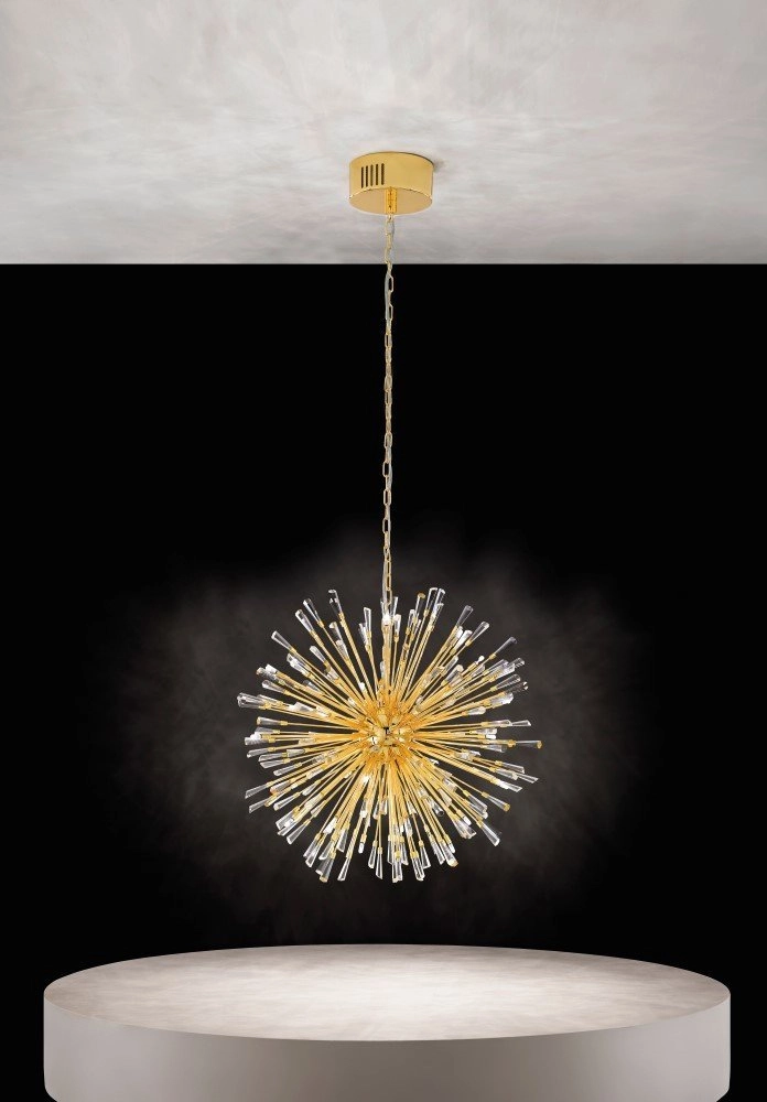Pendelleuchte Vivaldo 1 68 cm gold Stars of Light 9002759392550