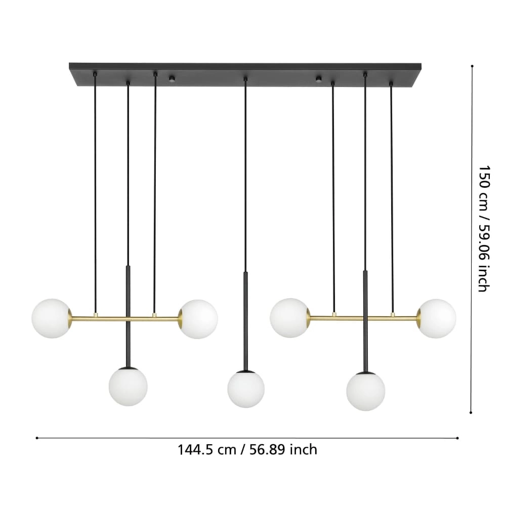 Design-Hängelampe Paz 145cm Stars of Light 9008606238842
