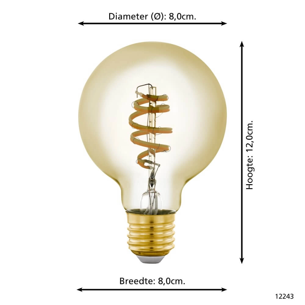 LED-Lampe Zigbee - E27 - 4.9 watt - 2200-6500K - G80 Eglo 9002759122430