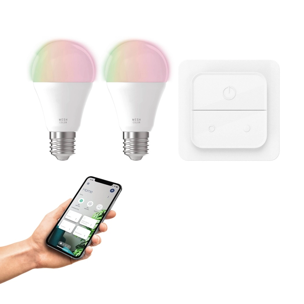 Set mit 2 LED Zigbee E27 4,5 W - 400 lm - 2700-6500 K - A60
