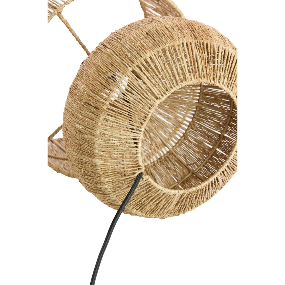 Jute-Tischlampe Arova Ø 30 cm Schatten Light & Living 8717807836719