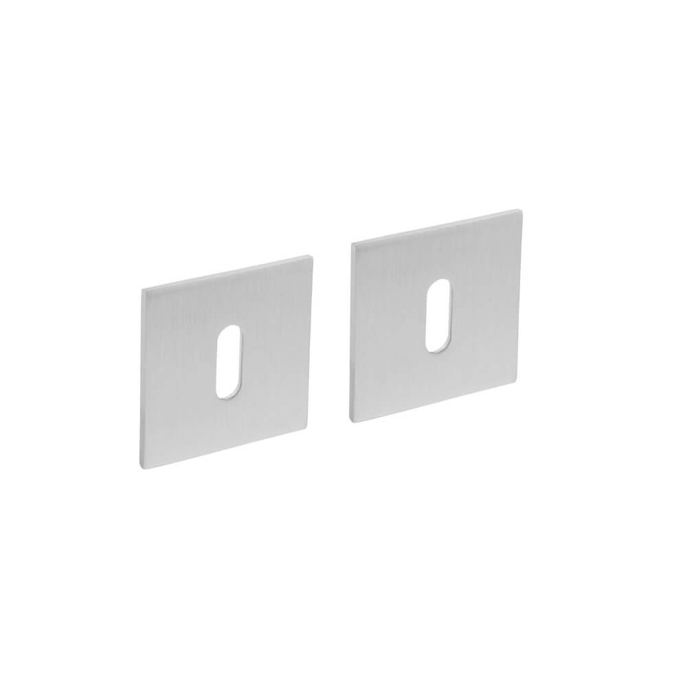 Magnet-Rosette Tira Schlüsselloch Edelstahl Quadrat Intersteel 8714186444504