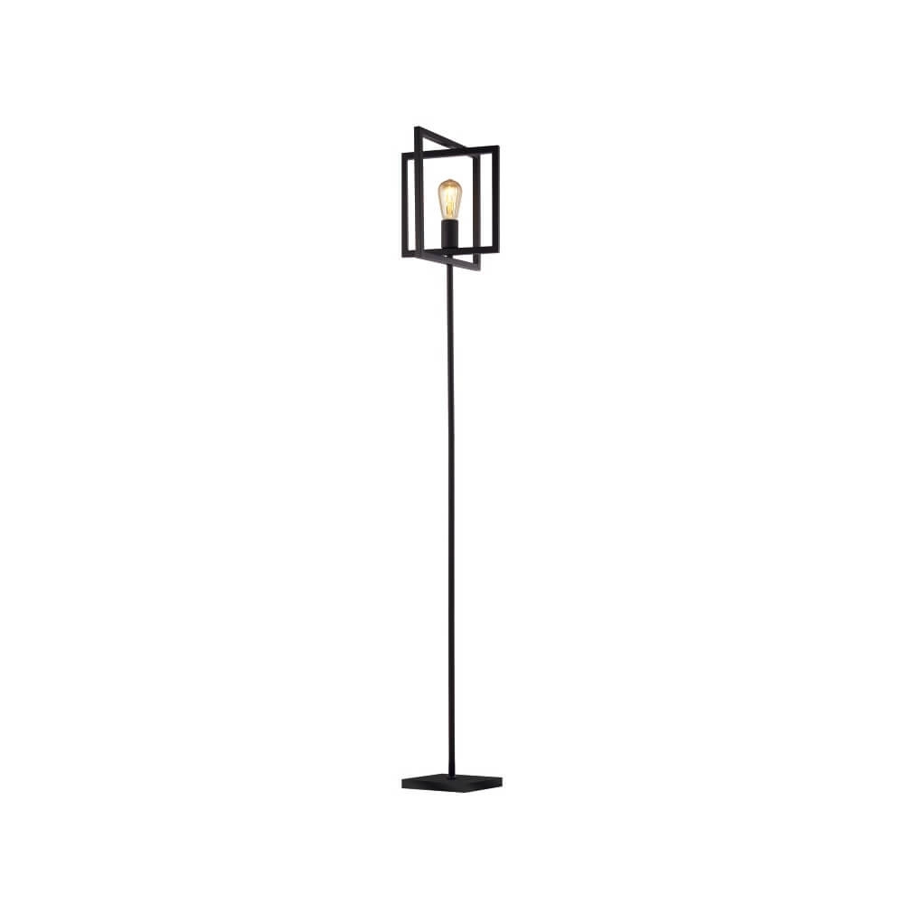 Schwarze Stehlampe Plaza Searchlight 5053423226217